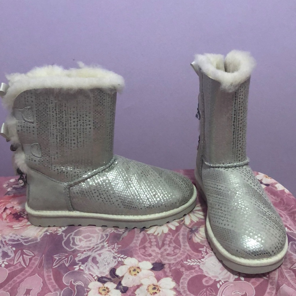 Sparkly Uggs Bailey Bow Bling